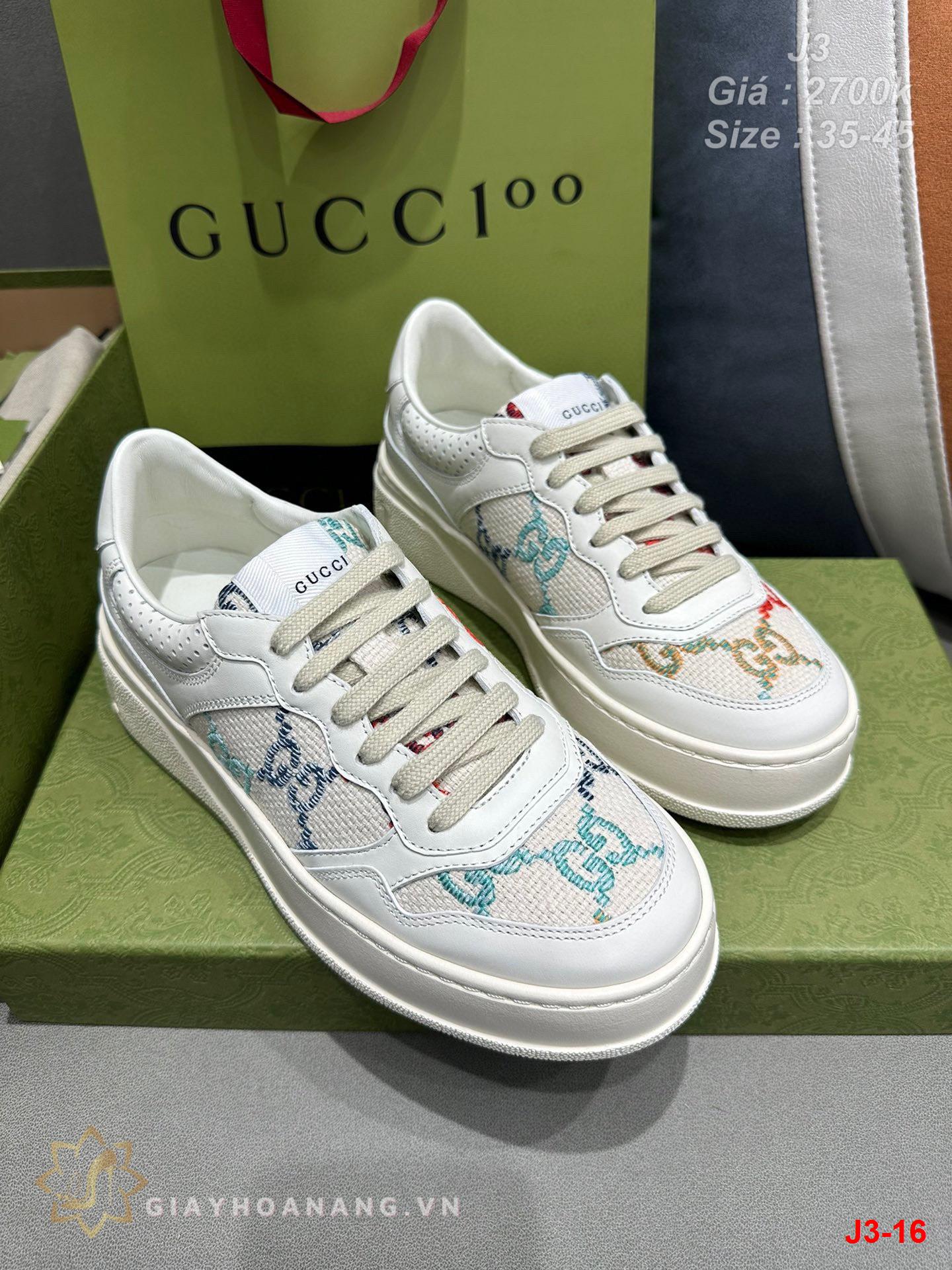 J3-16 Gucci giày thể thao siêu cấp