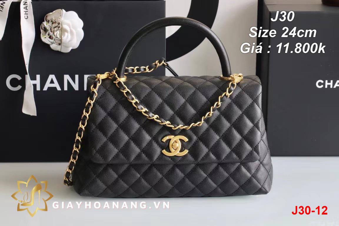 J30-12 Chanel túi size 24cm siêu cấp