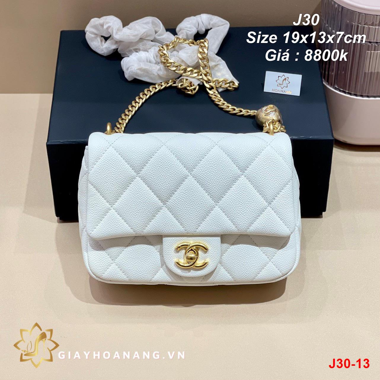 J30-13 Chanel túi size 19cm siêu cấp