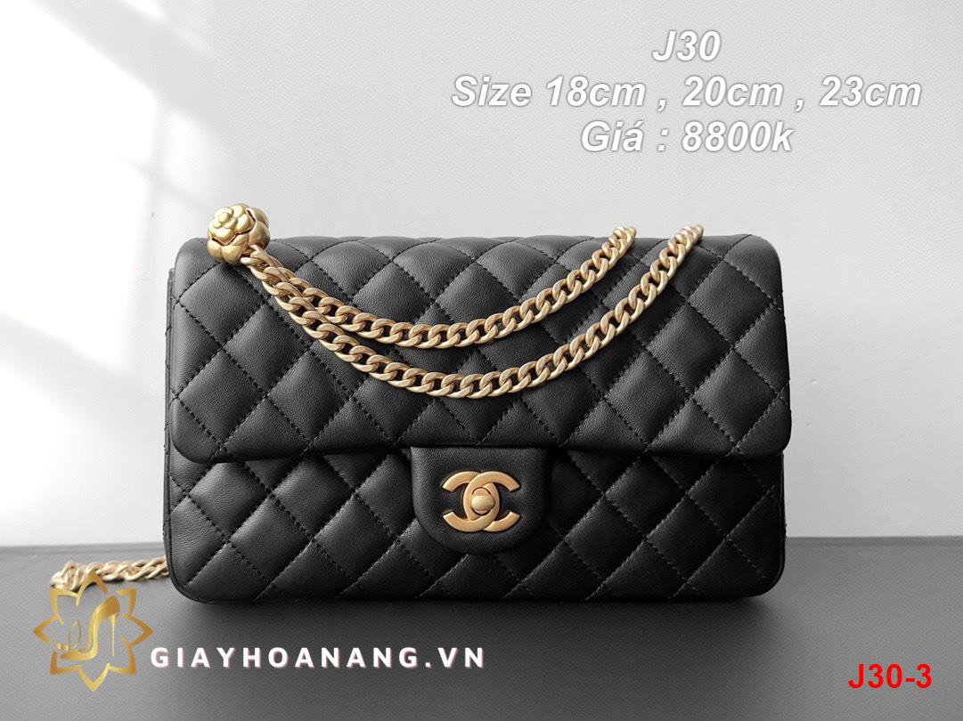 J30-3 Chanel túi size 18cm , 20cm , 23cm siêu cấp
