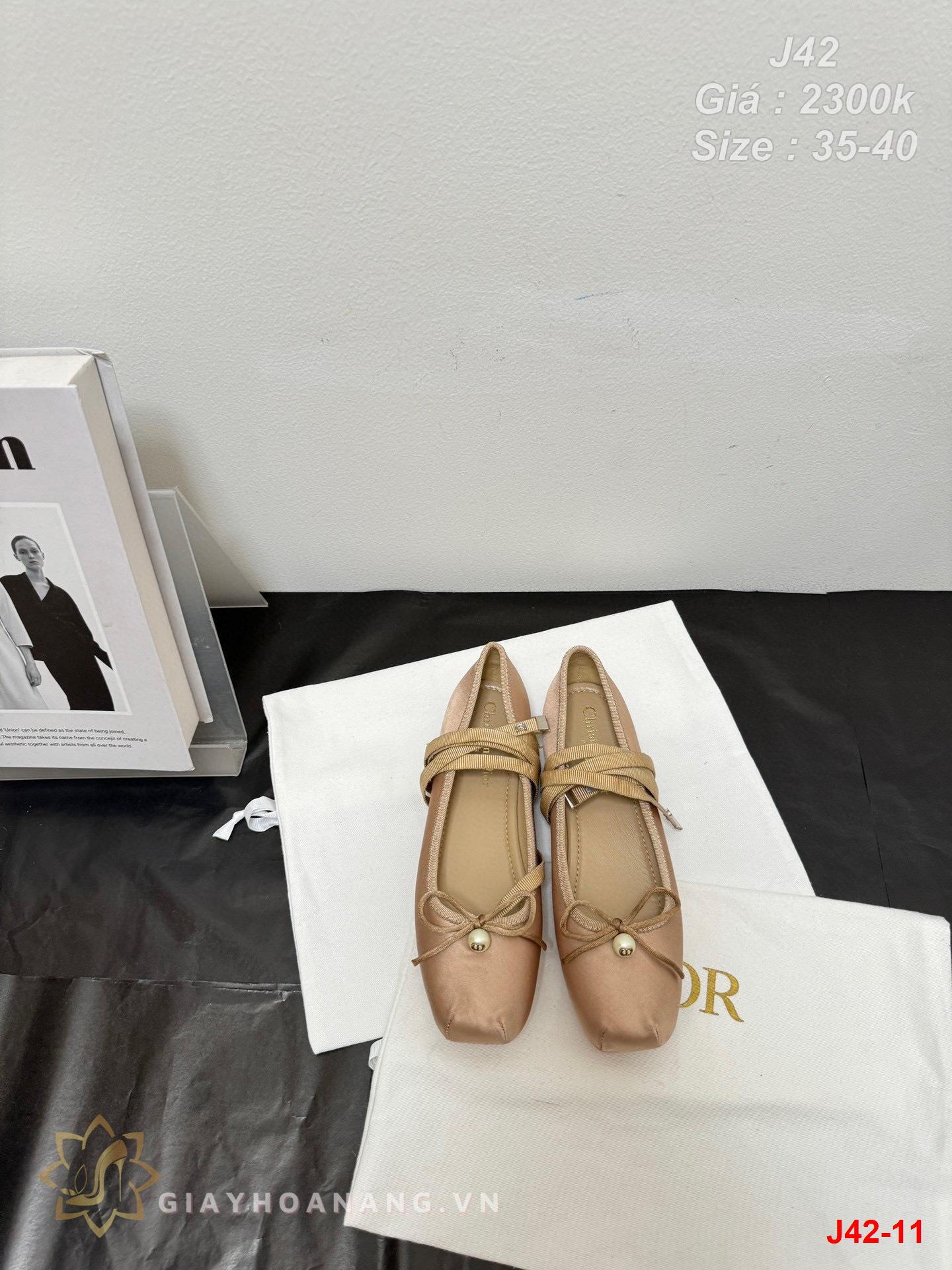 J42-11 Dior giày bệt siêu cấp