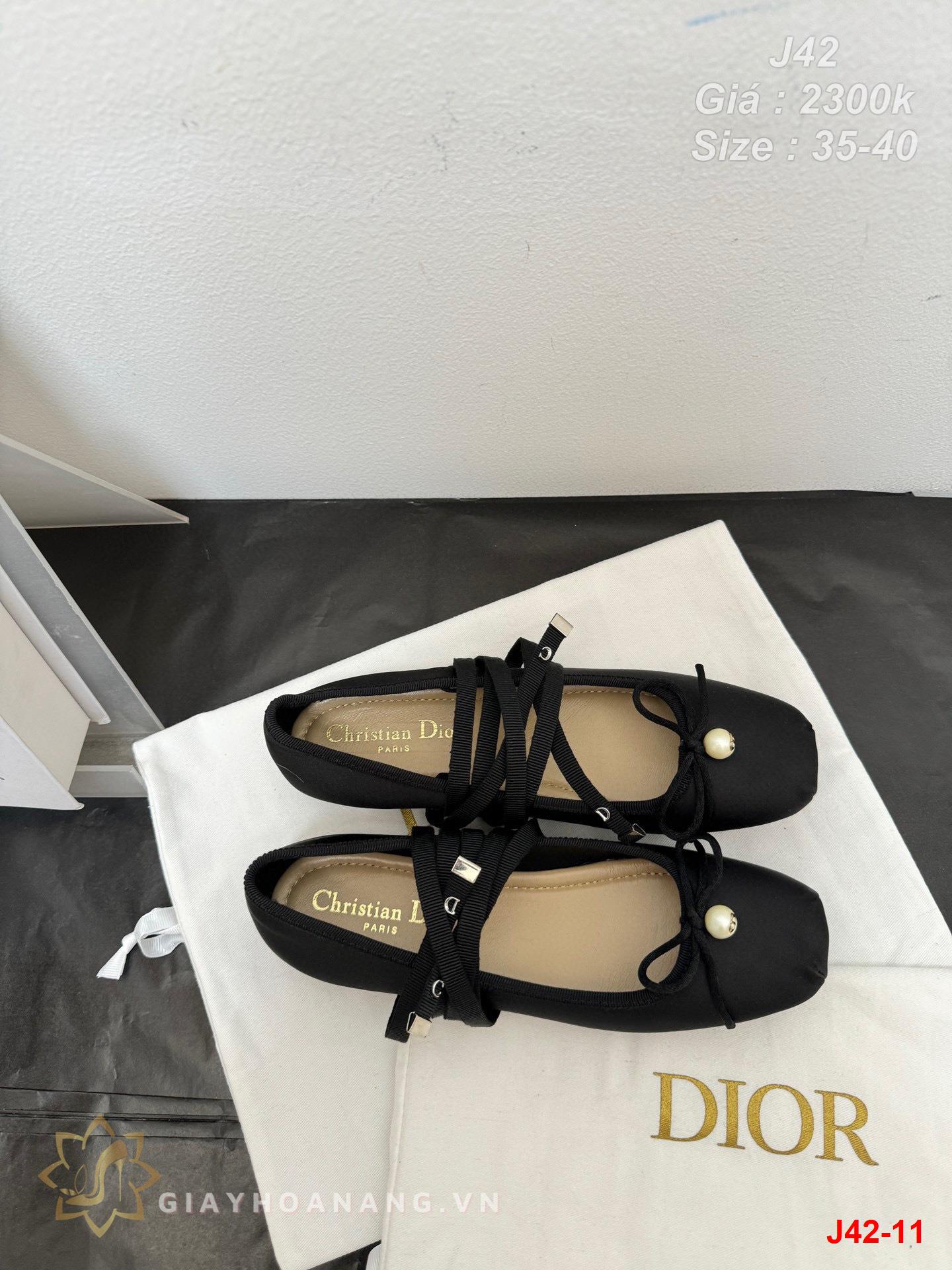 J42-11 Dior giày bệt siêu cấp