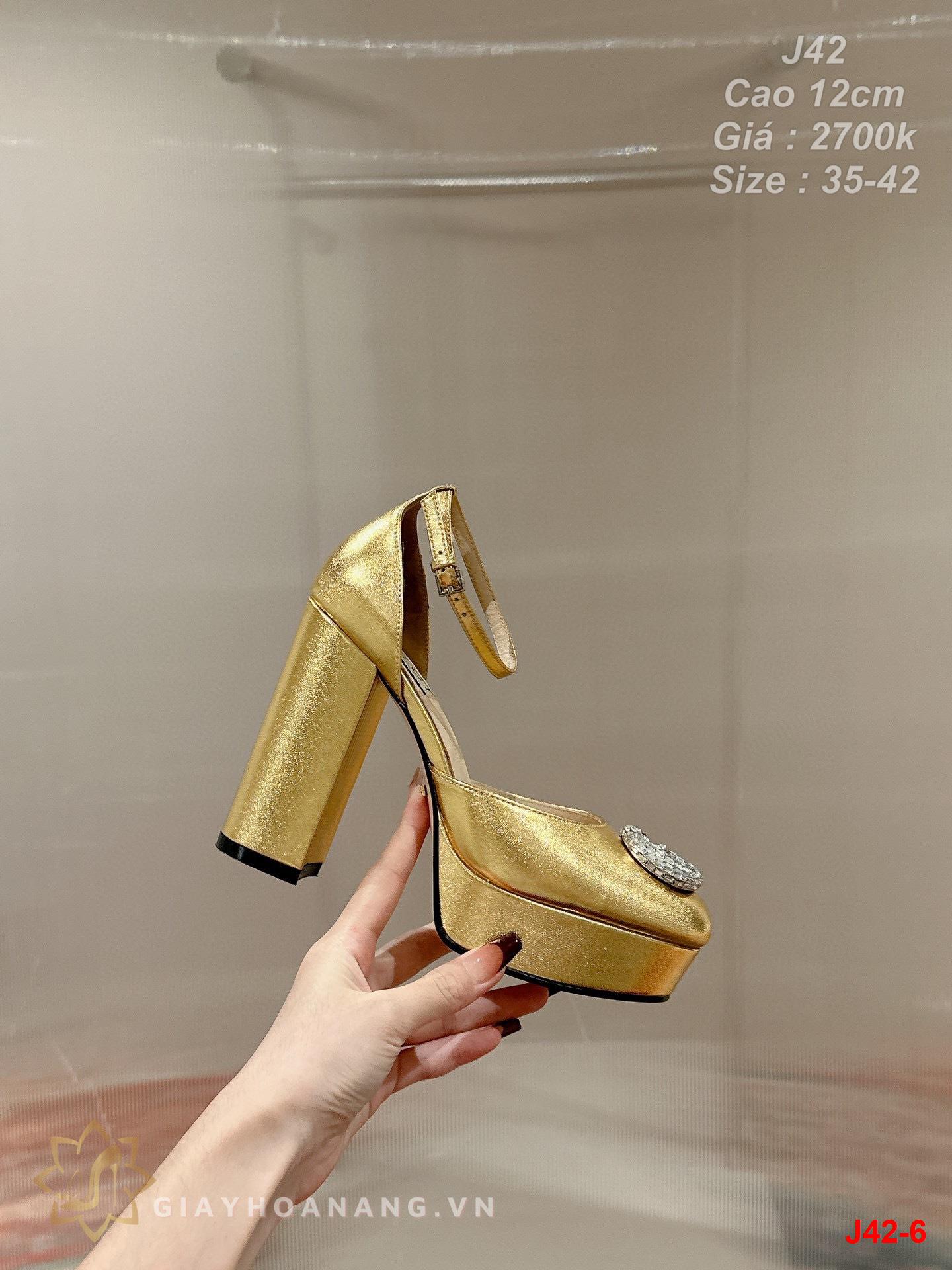 J42-6 Gucci sandal cao 12cm siêu cấp