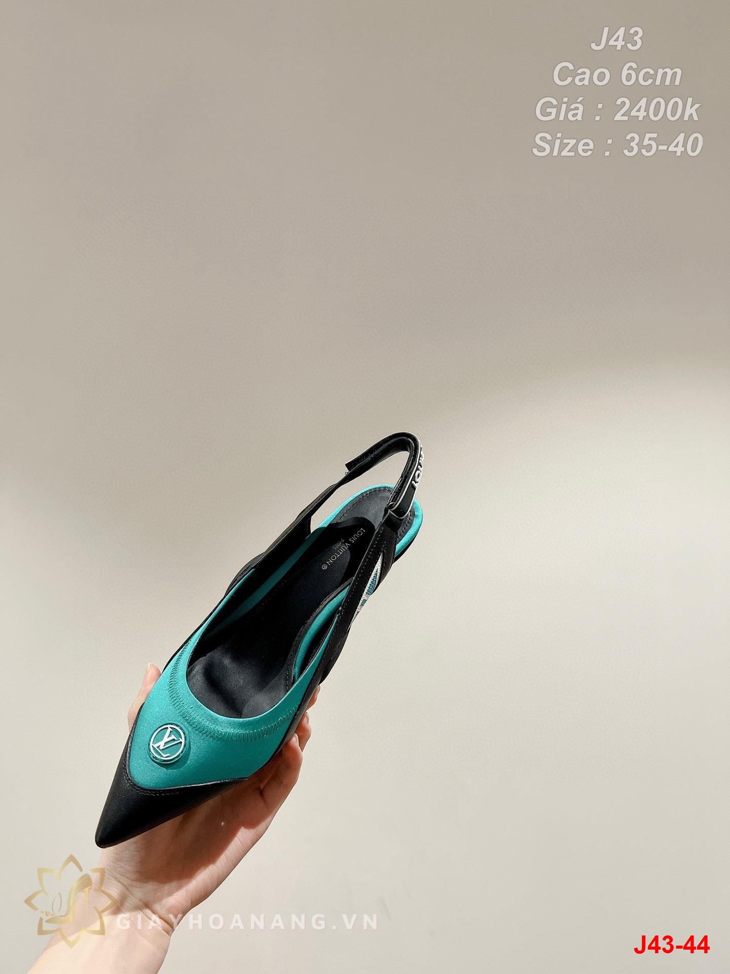 J43-44 Louis Vuitton sandal cao 6cm siêu cấp