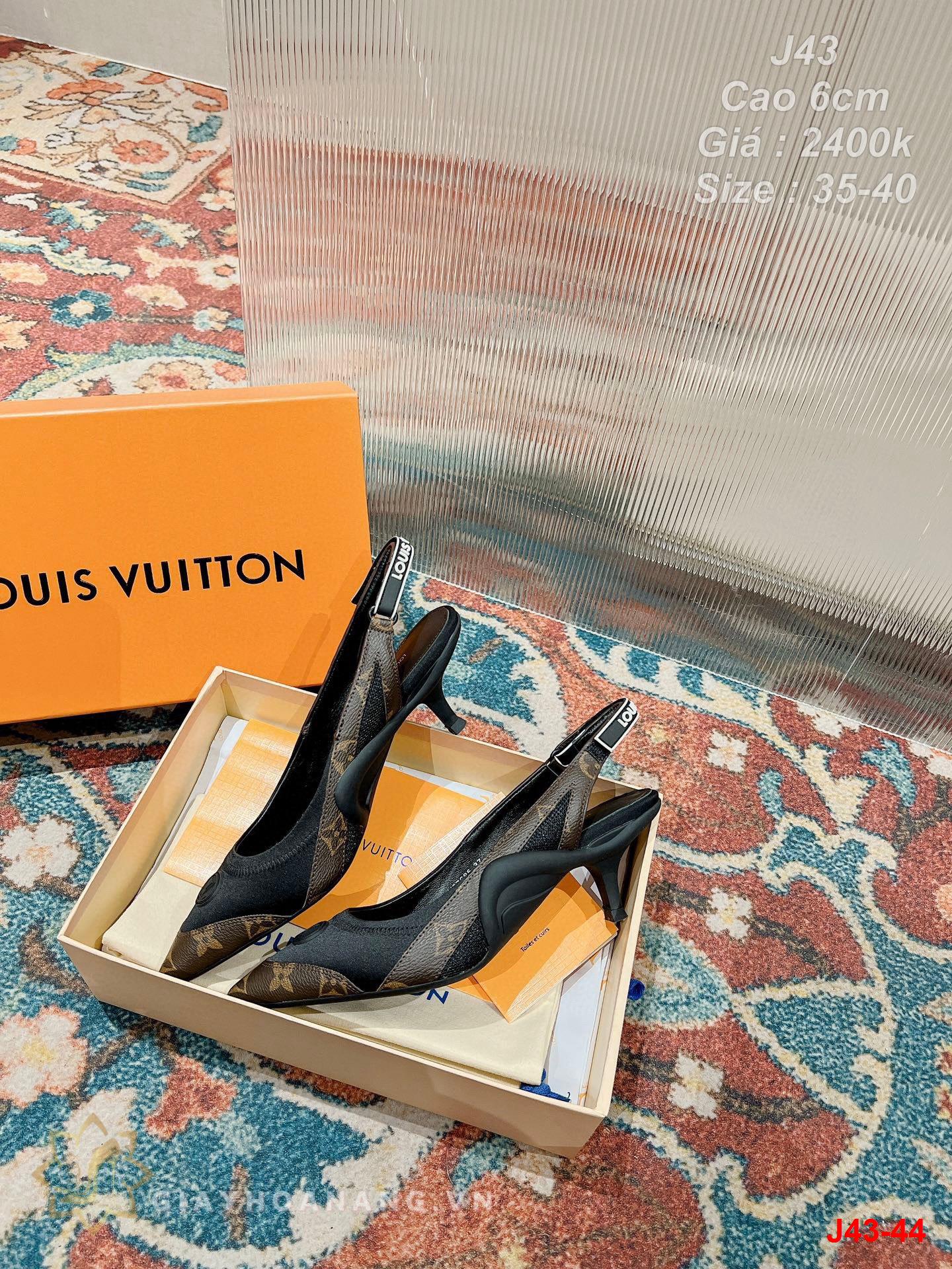 J43-44 Louis Vuitton sandal cao 6cm siêu cấp