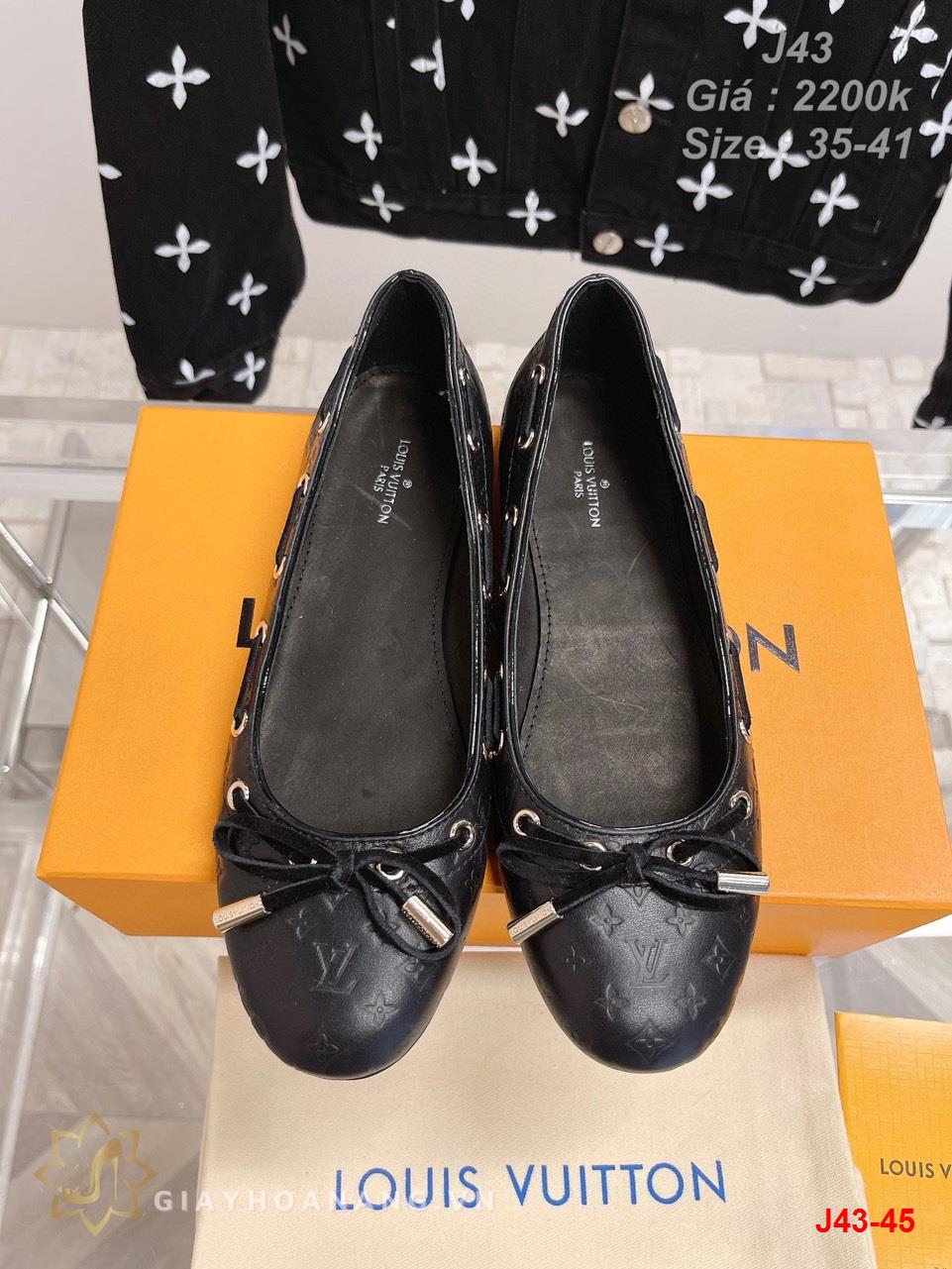 J43-45 Louis Vuitton giày bệt siêu cấp