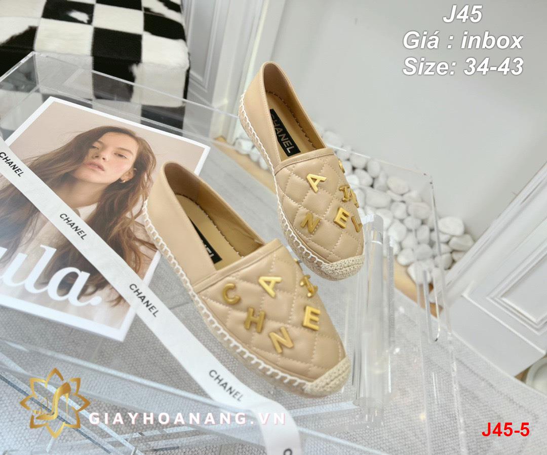 J45-5 Chanel giày lười siêu cấp
