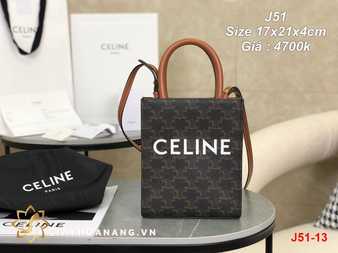 J51-13 Celine túi size 17cm siêu cấp