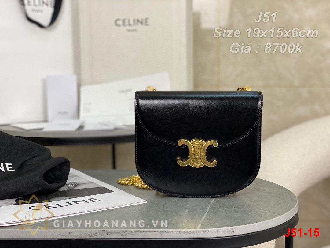 J51-15 Celine túi size 19cm siêu cấp