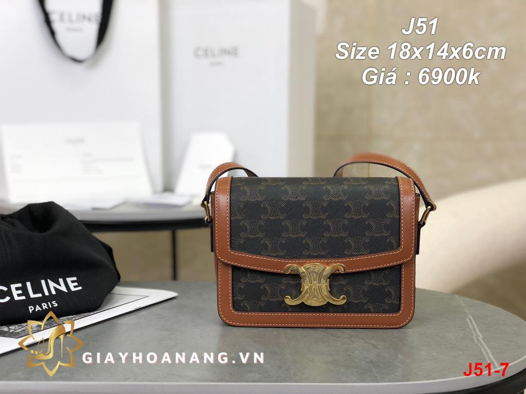 J51-7 Celine túi size 18cm siêu cấp