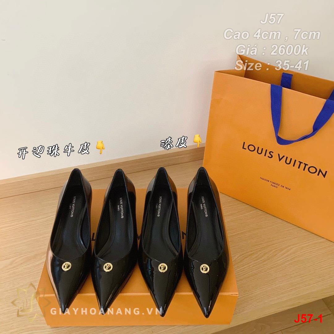 J57-1 Louis Vuitton giày cao 4cm , 7cm siêu cấp