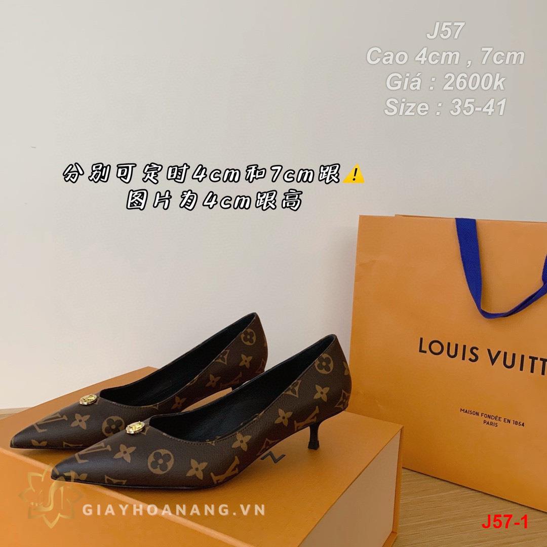 J57-1 Louis Vuitton giày cao 4cm , 7cm siêu cấp