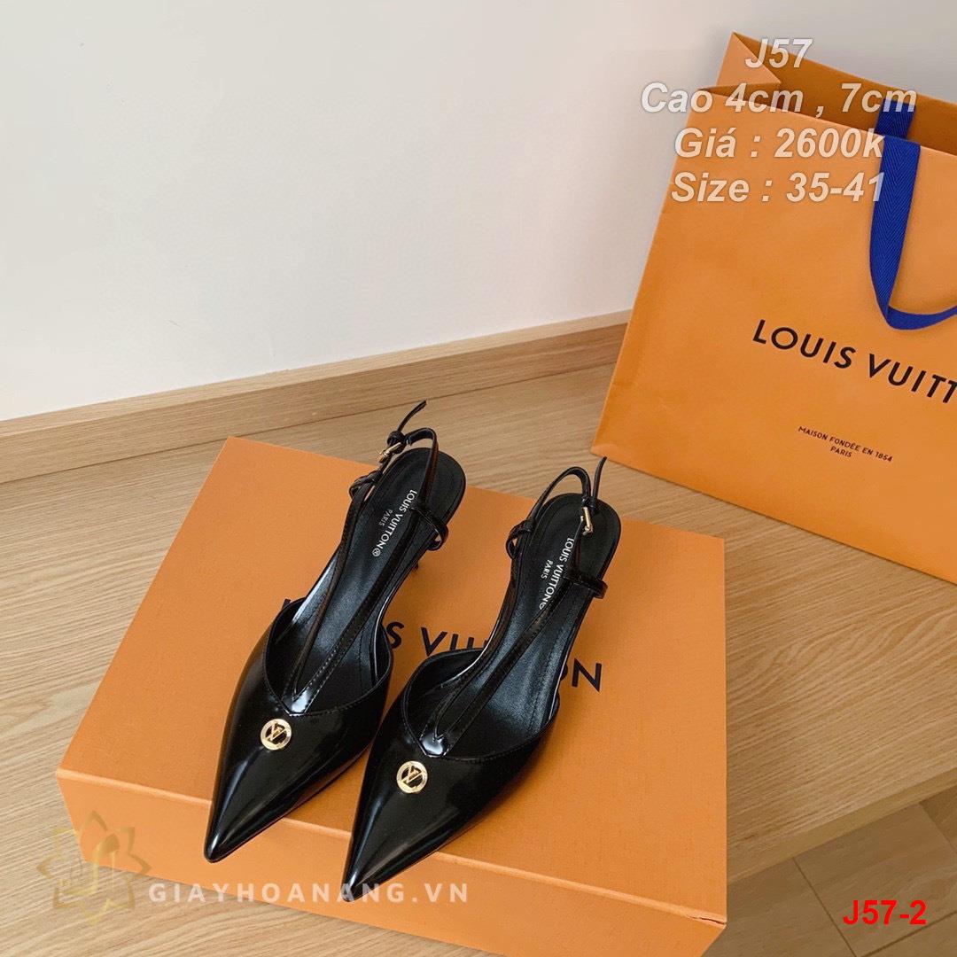 J57-2 Louis Vuitton sandal cao 4cm , 7cm siêu cấp