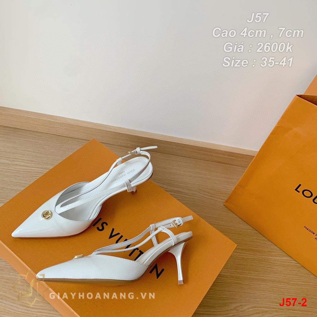 J57-2 Louis Vuitton sandal cao 4cm , 7cm siêu cấp