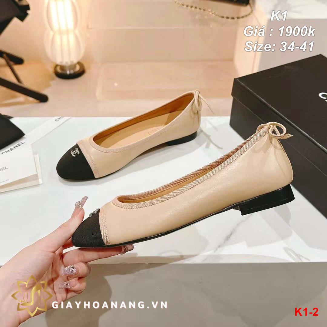 K1-2 Chanel giày bệt siêu cấp