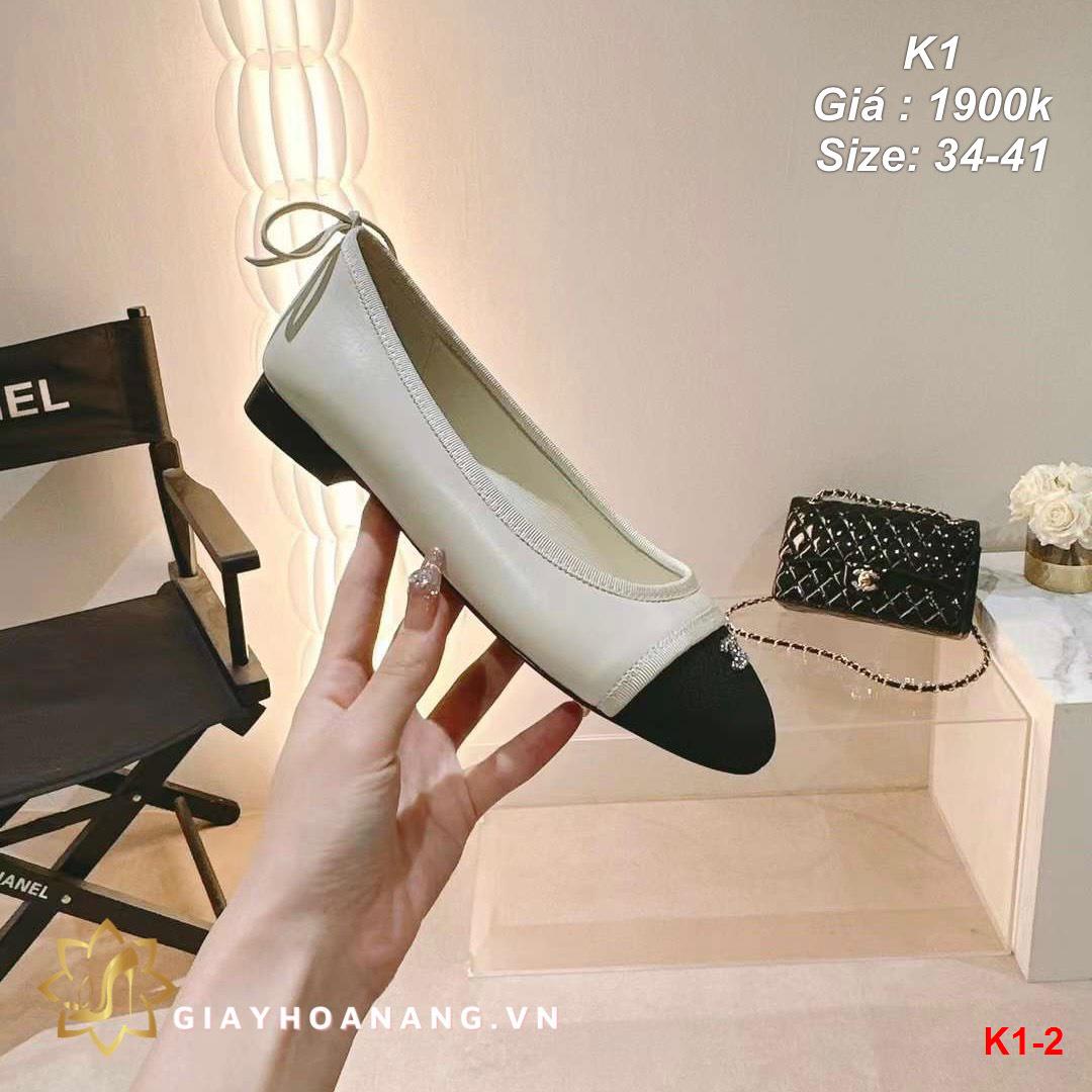 K1-2 Chanel giày bệt siêu cấp