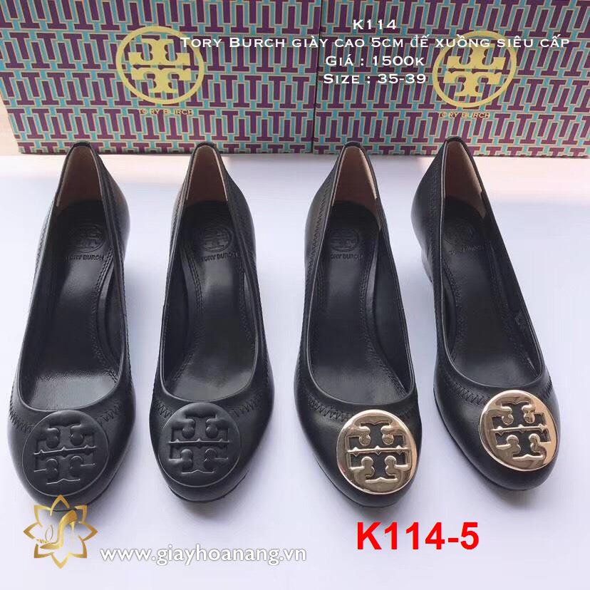 K114-5 Tory Burch giày cao 5cm đế xuồng siêu cấp Hoa Nắng - Chúng tôi tin  vào sức mạnh của chất lượng