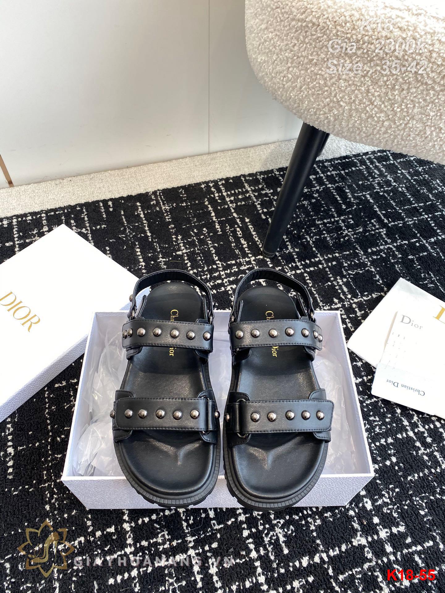 K18-55 Dior sandal siêu cấp