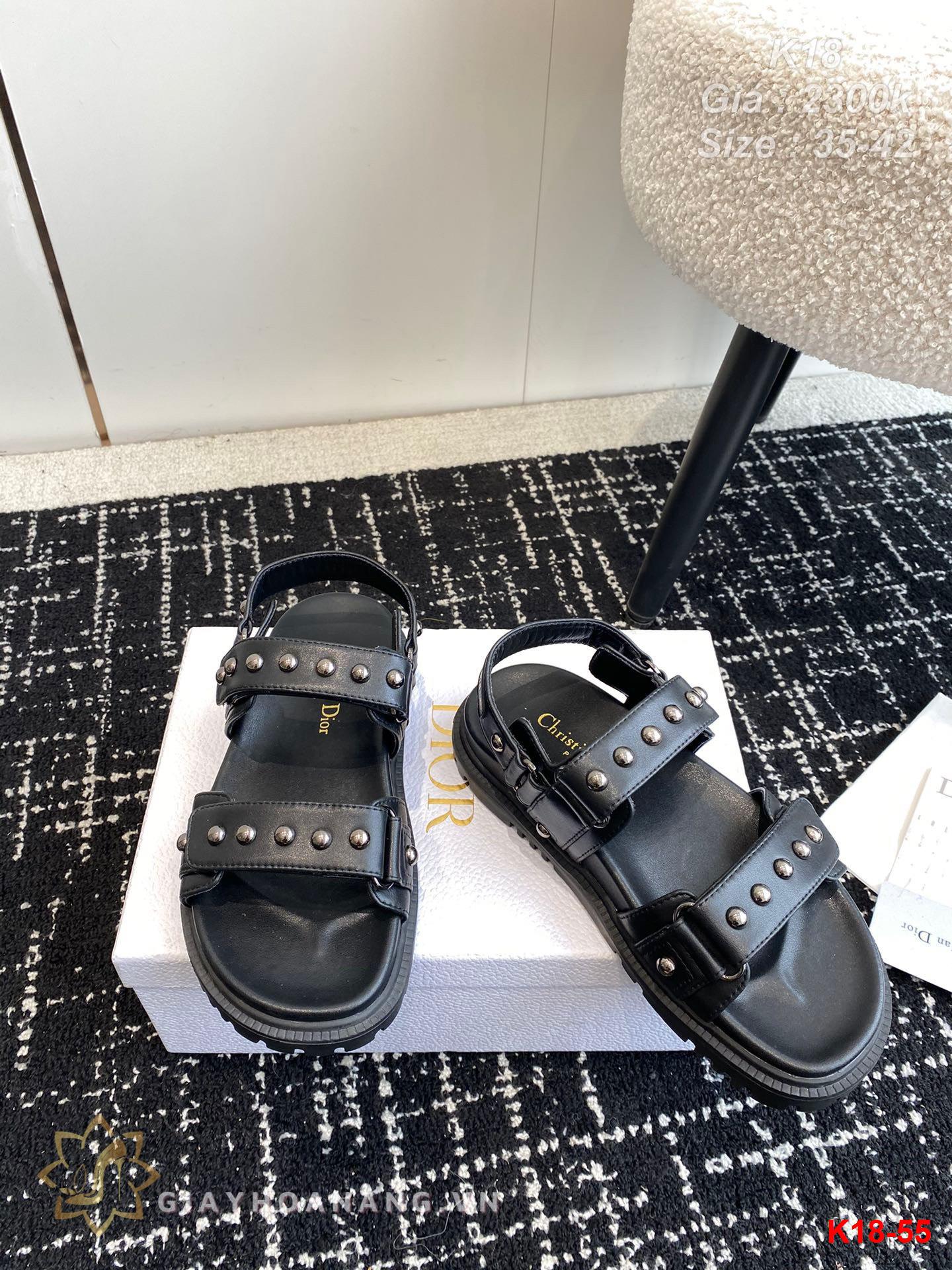 K18-55 Dior sandal siêu cấp