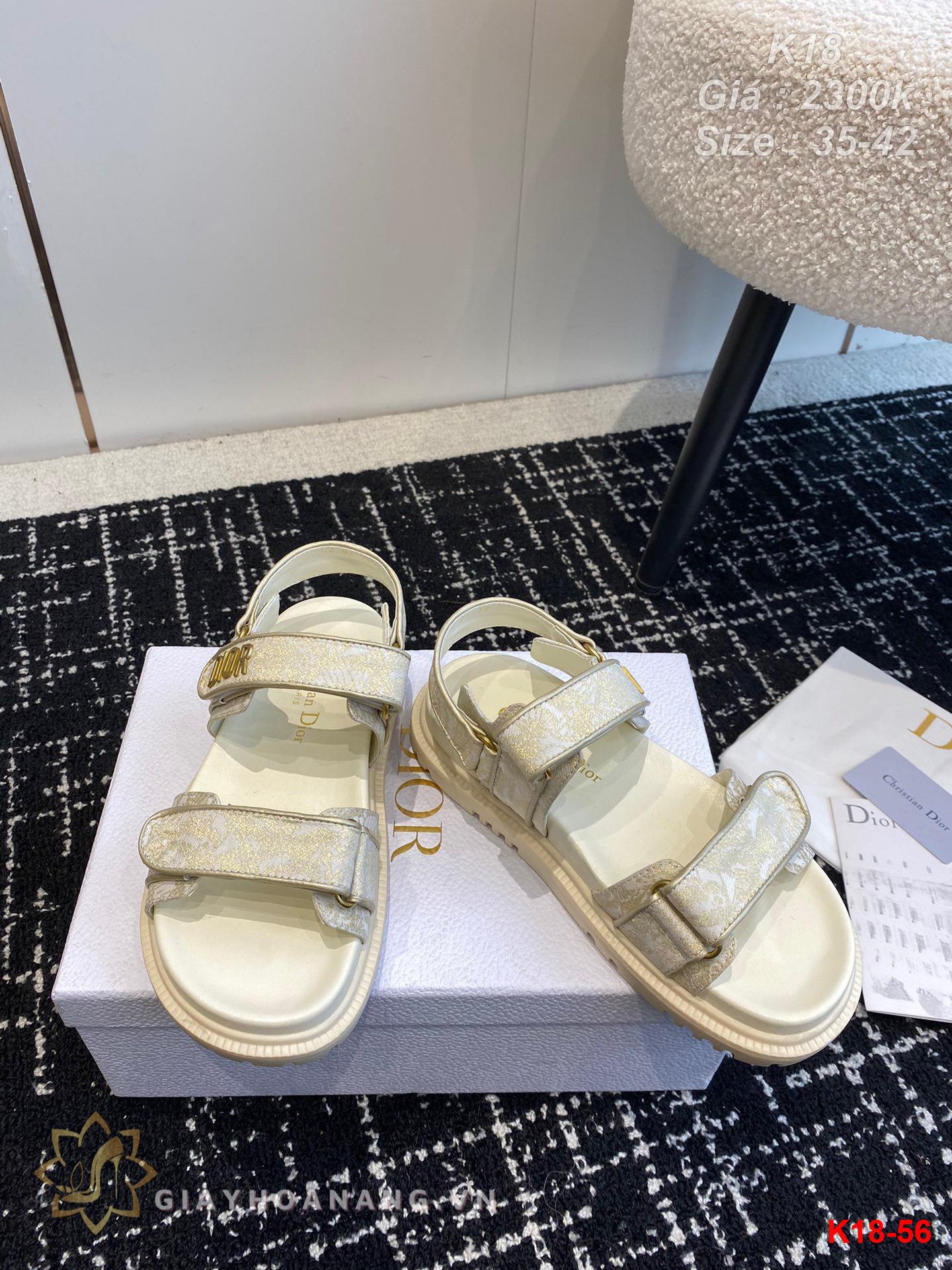 K18-56 Dior sandal siêu cấp