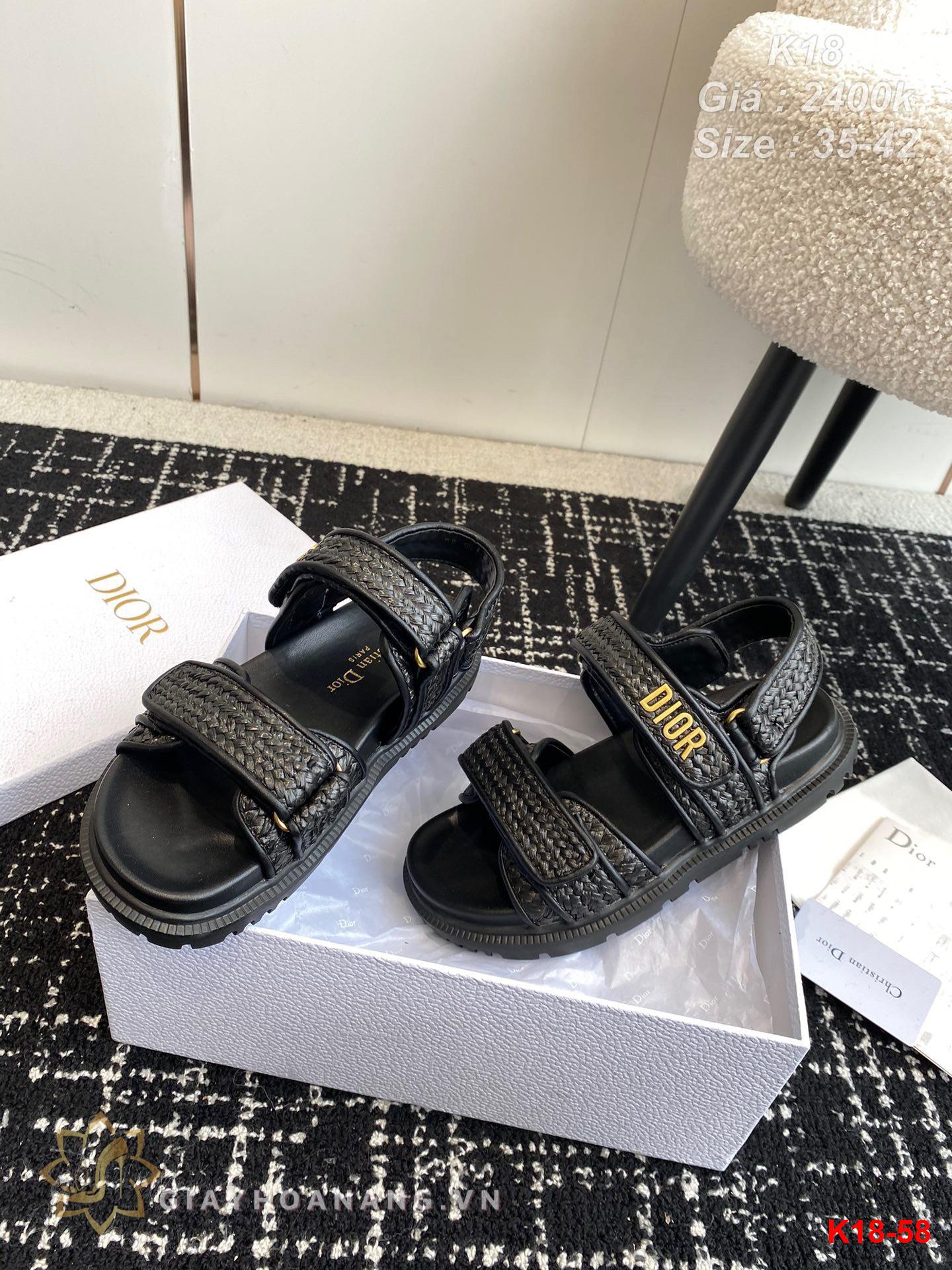 K18-58 Dior sandal siêu cấp