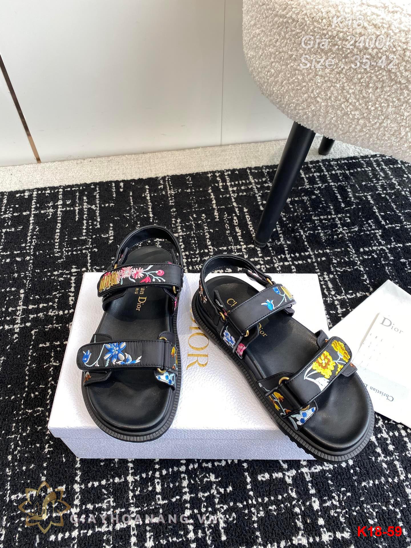 K18-59 Dior sandal siêu cấp