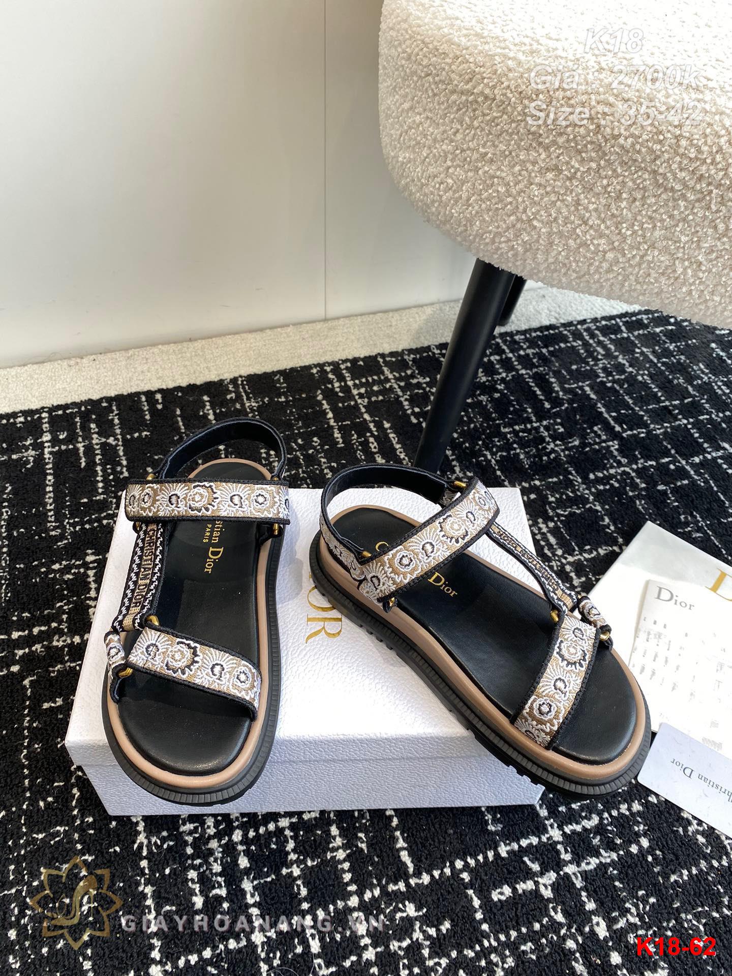K18-62 Dior sandal siêu cấp