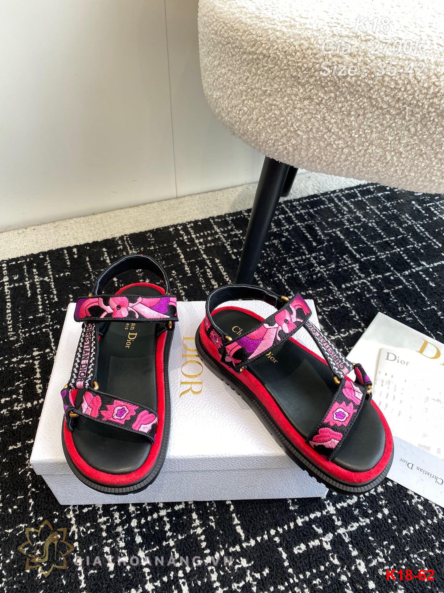 K18-62 Dior sandal siêu cấp