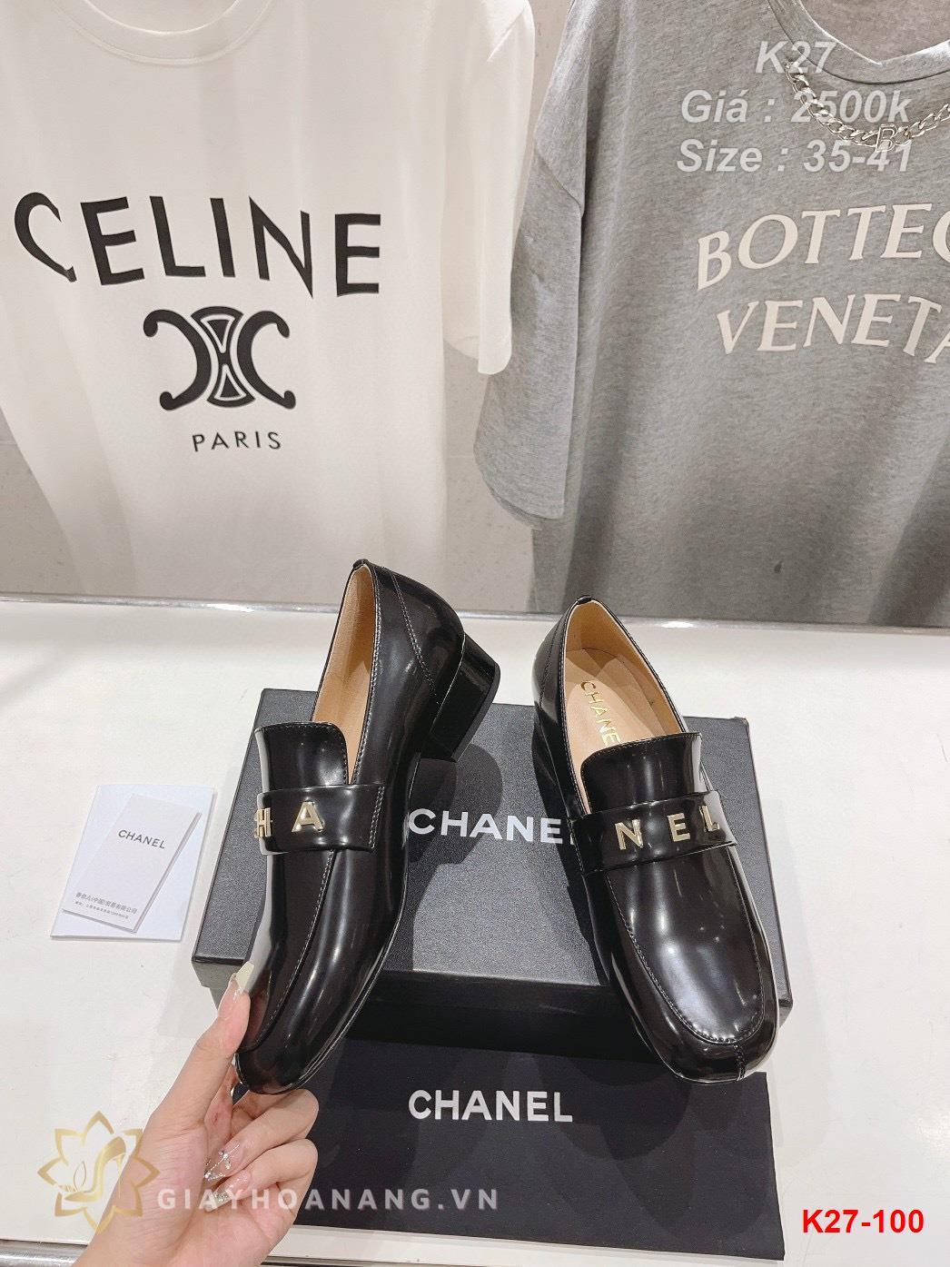 K27-100 Chanel giày lười siêu cấp