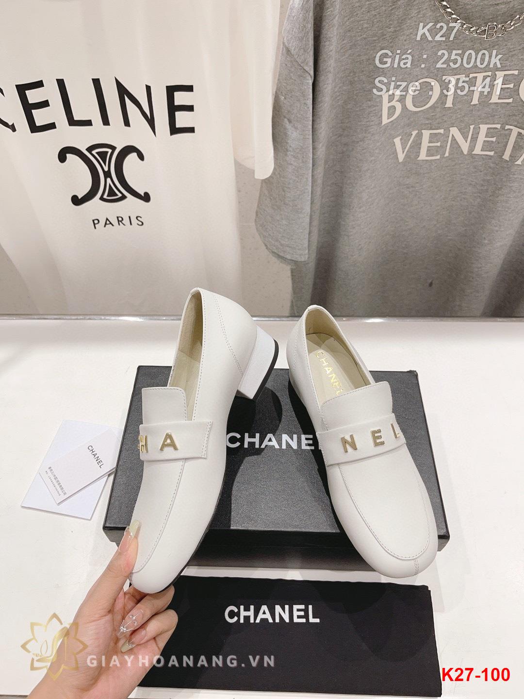 K27-100 Chanel giày lười siêu cấp