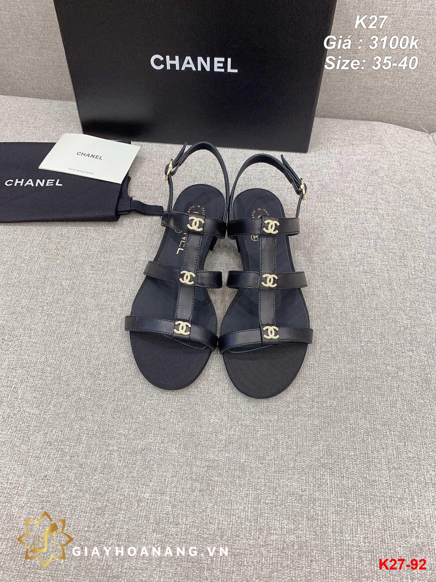 K27-92 Chanel sandal siêu cấp