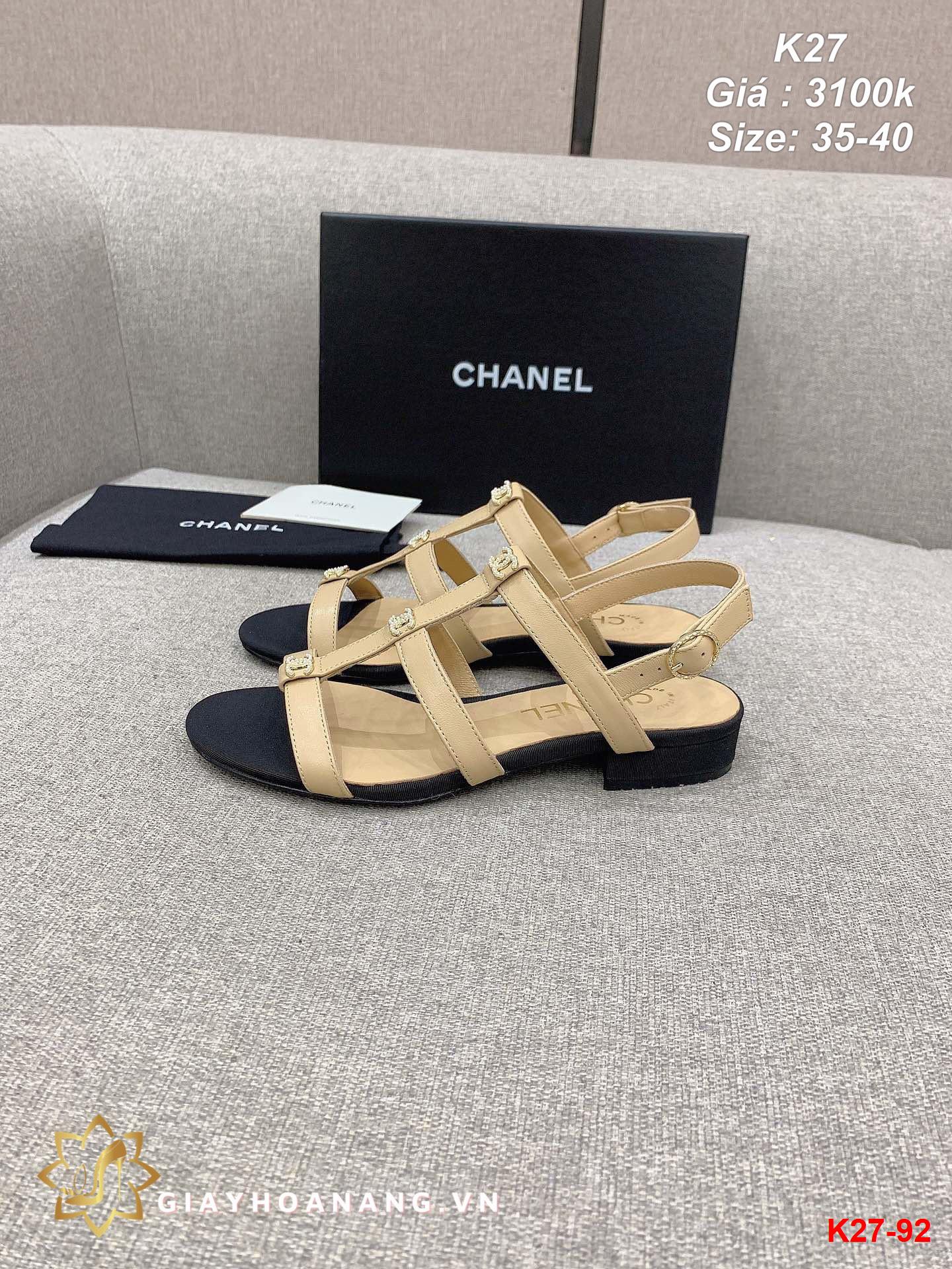 K27-92 Chanel sandal siêu cấp