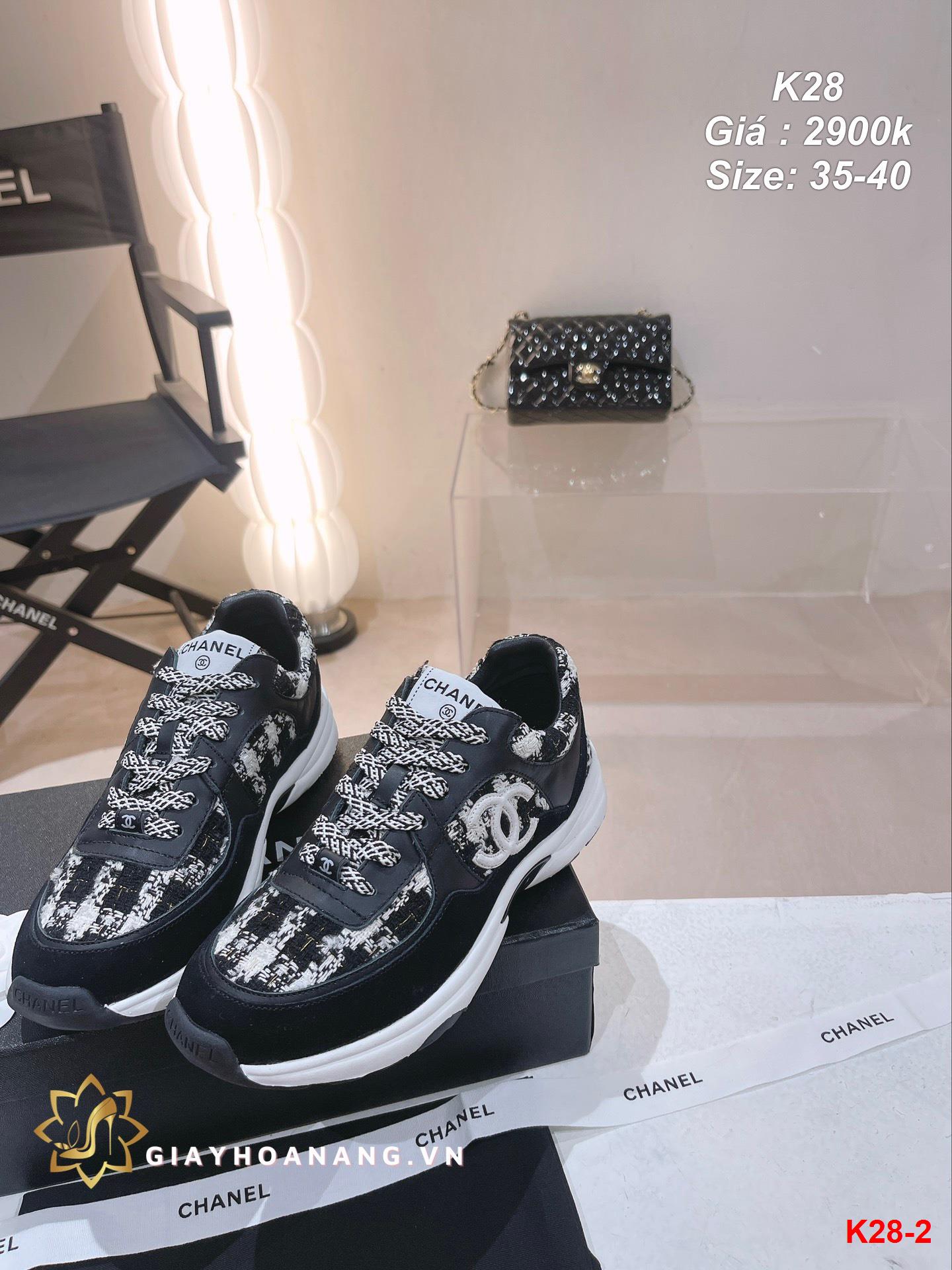 K28-2 Chanel giày thể thao siêu cấp