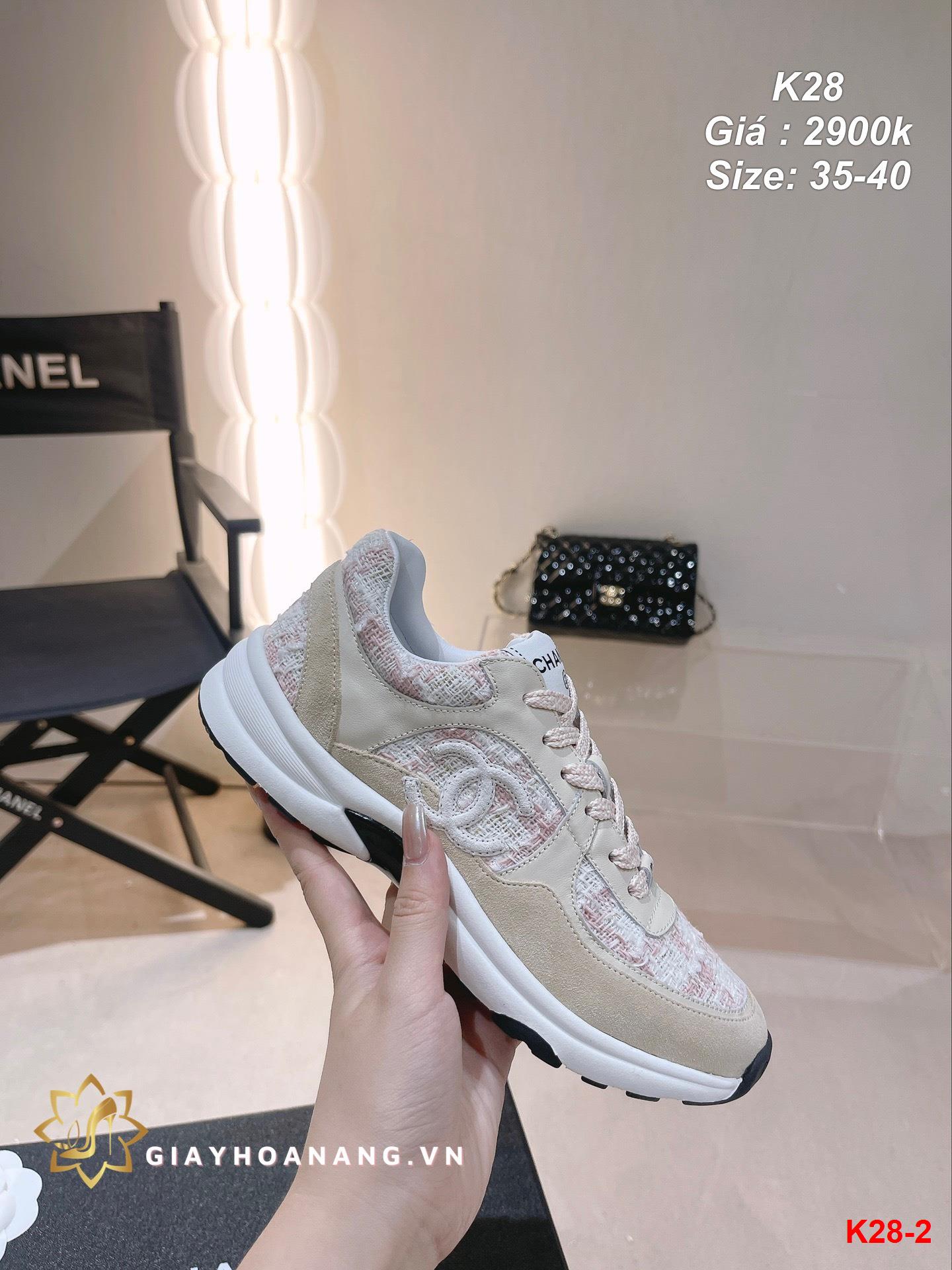 K28-2 Chanel giày thể thao siêu cấp