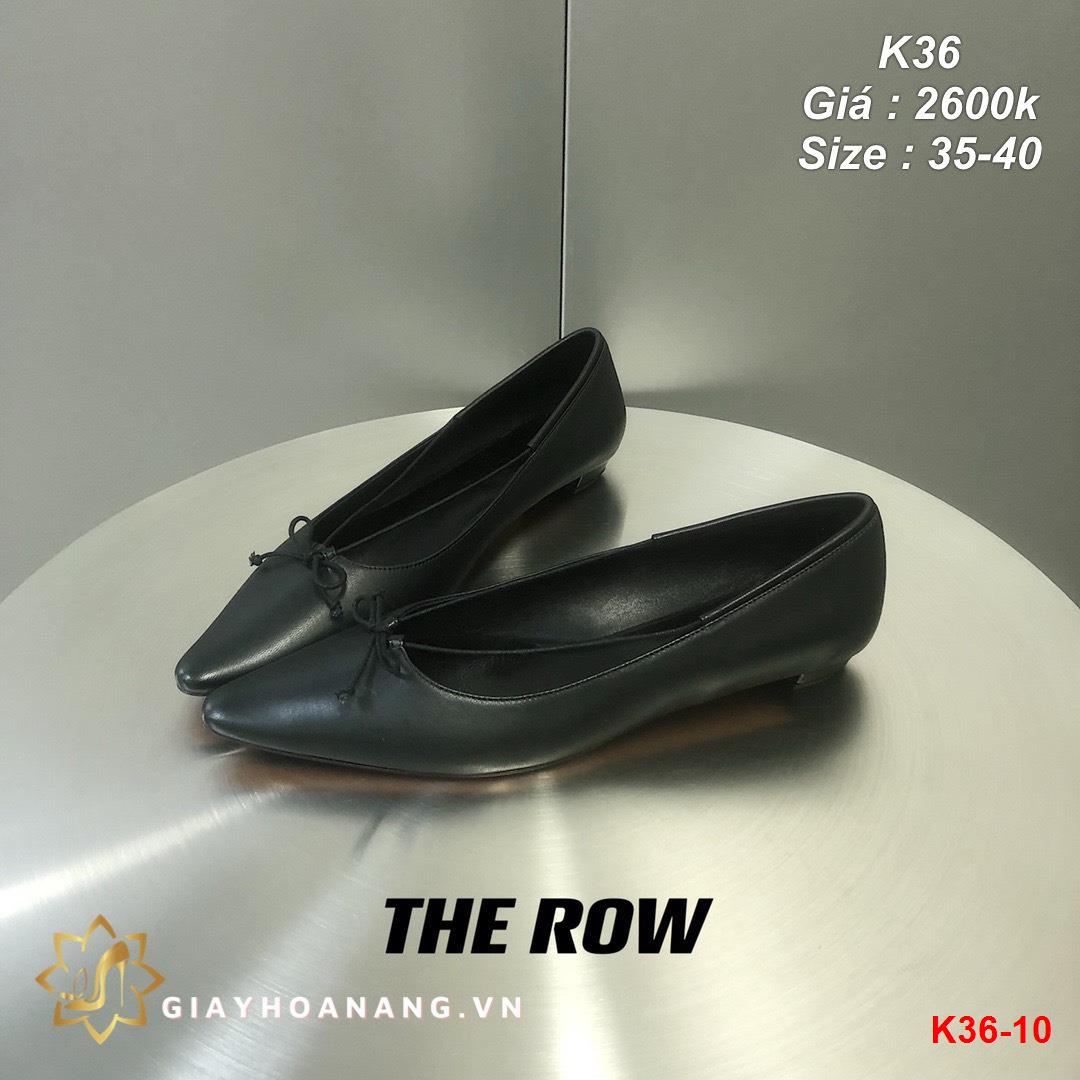 K36-10 The Row giày bệt siêu cấp