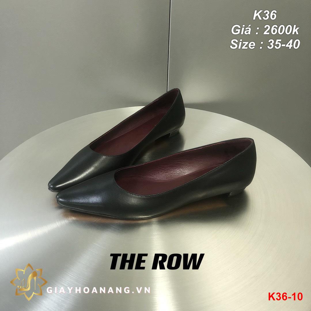 K36-10 The Row giày bệt siêu cấp