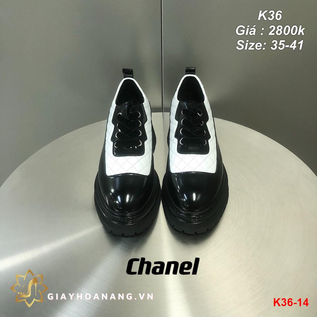 K36-14 Chanel giày thể thao siêu cấp