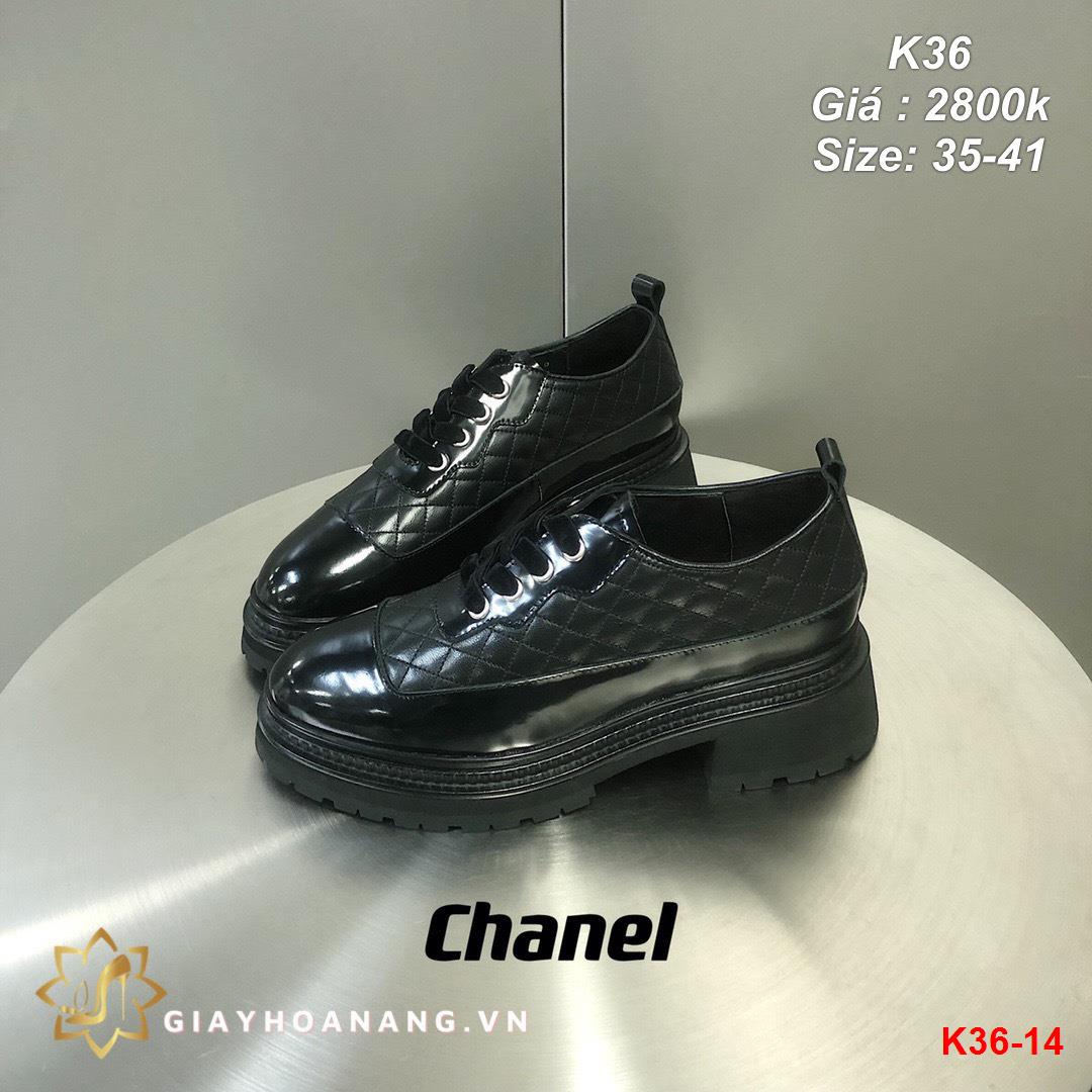 K36-14 Chanel giày thể thao siêu cấp