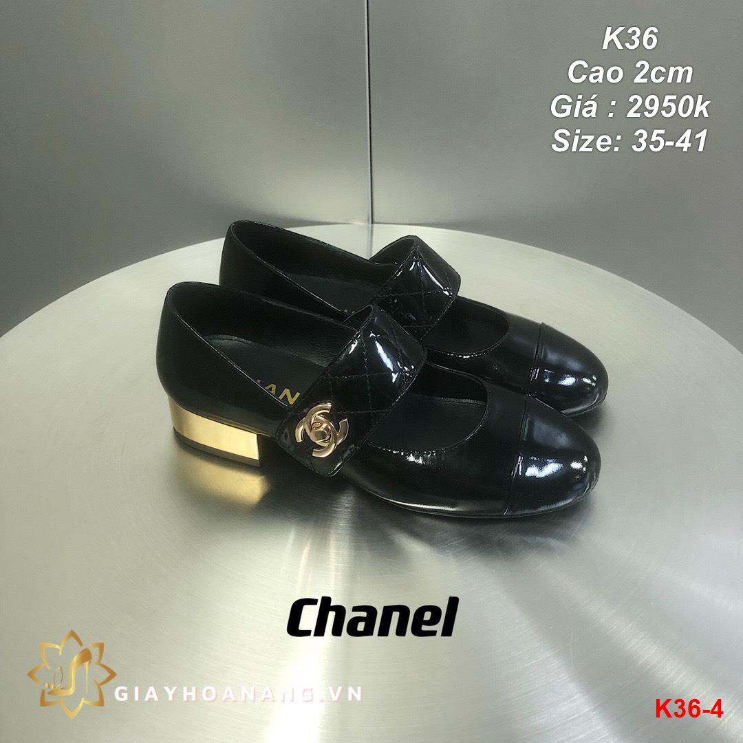 K36-4 Chanel sandal cao 2cm siêu cấp