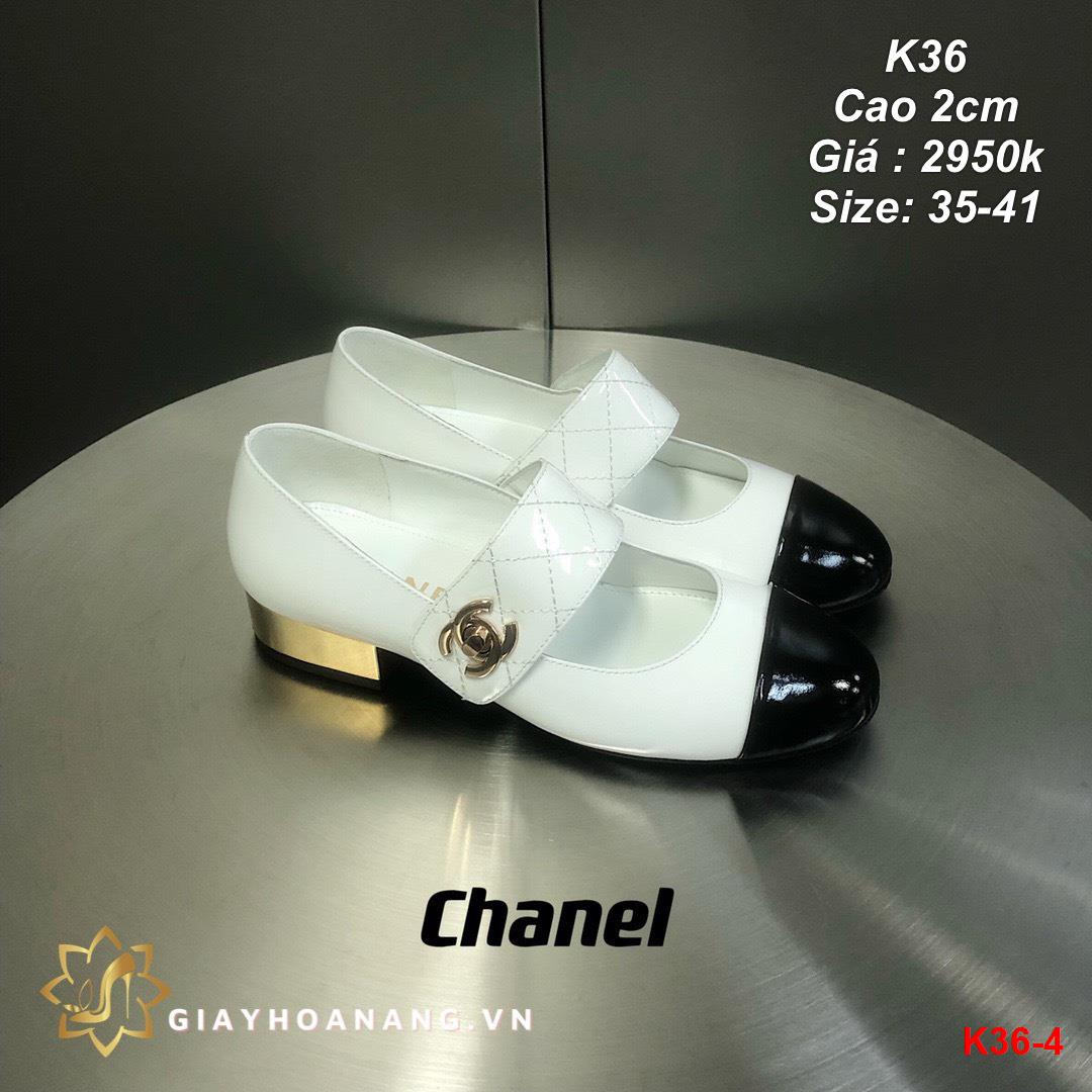 K36-4 Chanel sandal cao 2cm siêu cấp