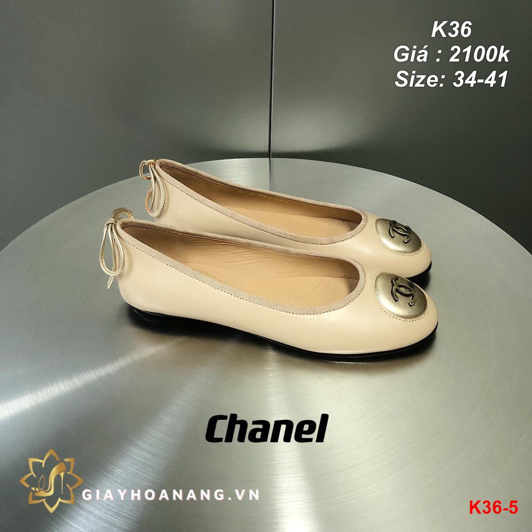 K36-5 Chanel giày bệt siêu cấp