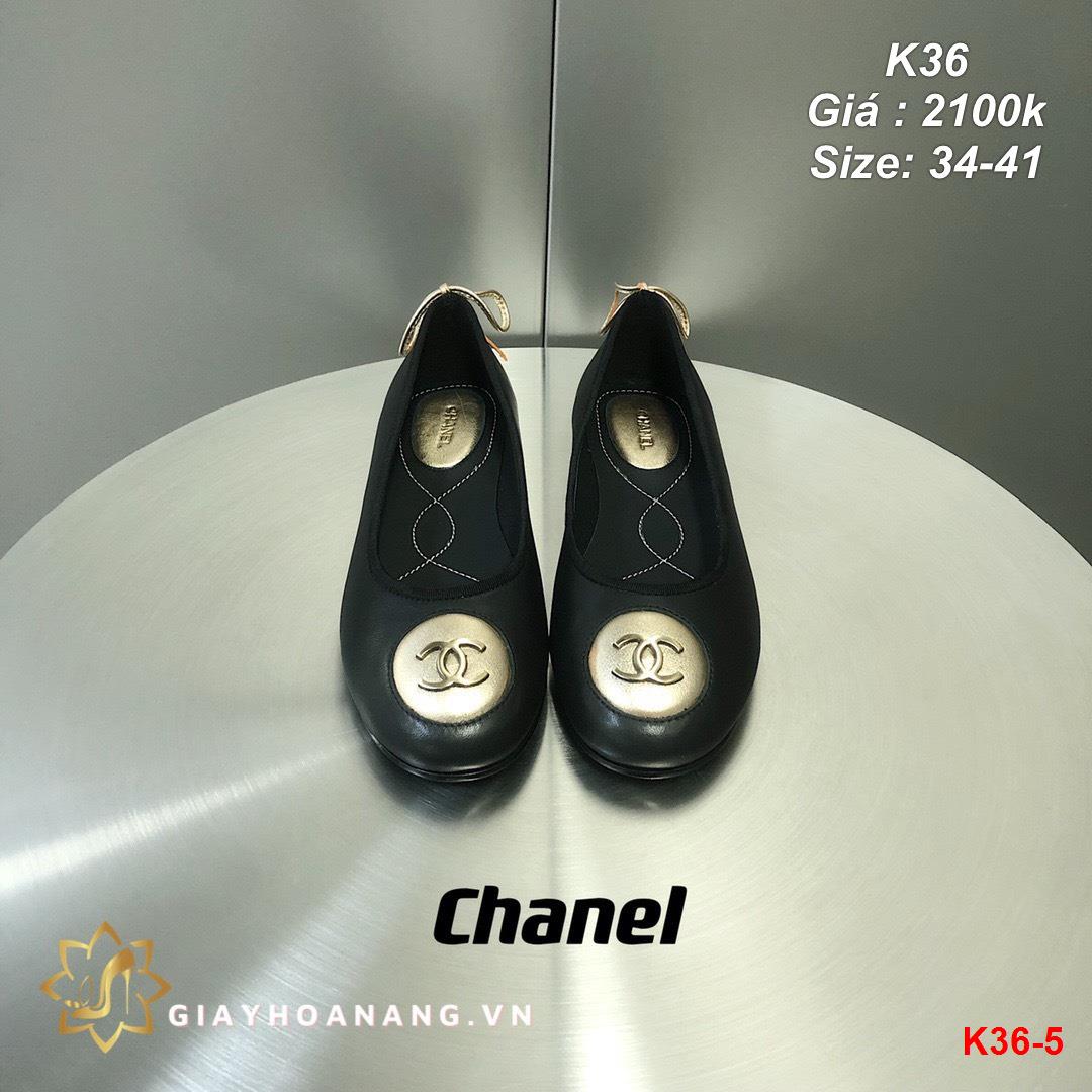 K36-5 Chanel giày bệt siêu cấp
