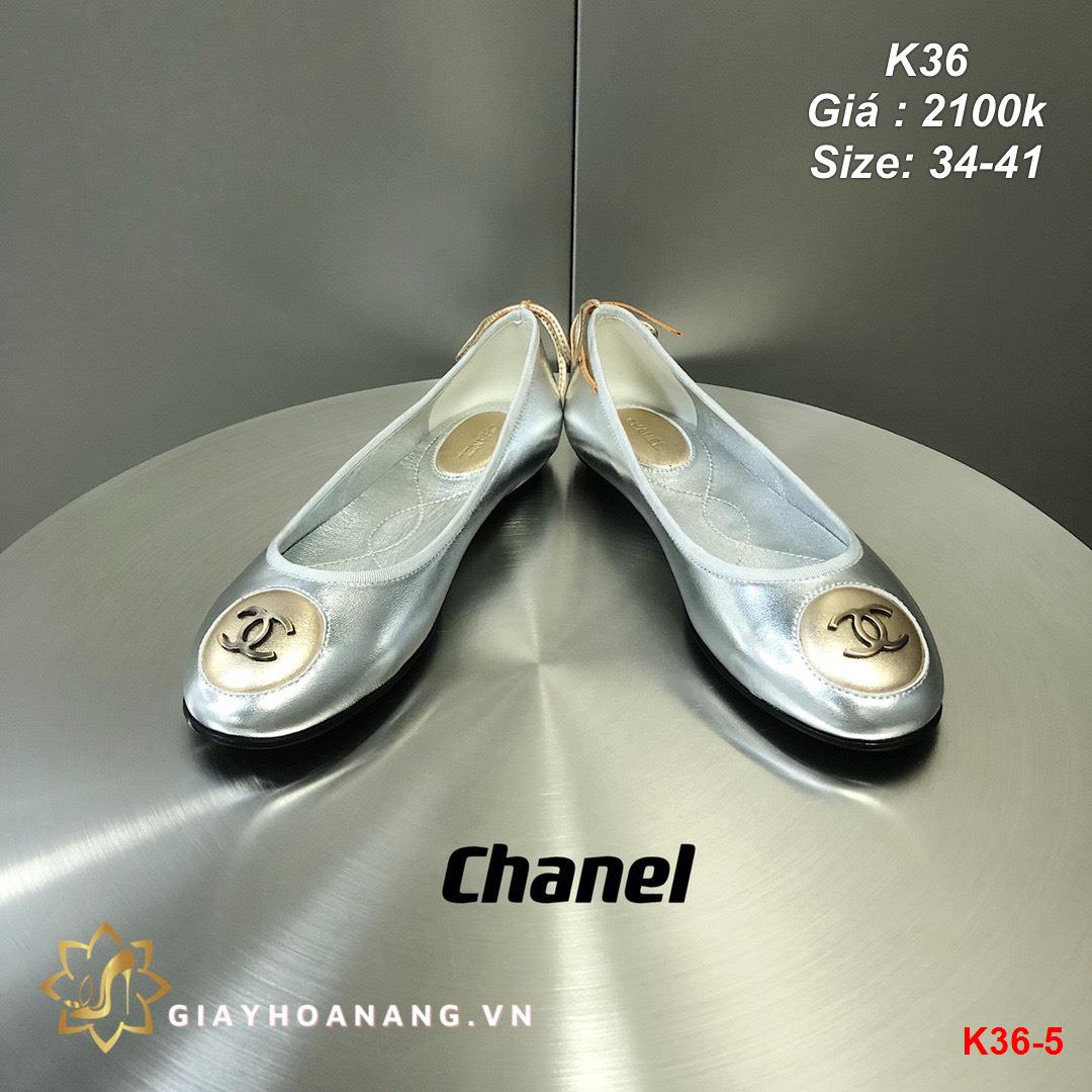 K36-5 Chanel giày bệt siêu cấp