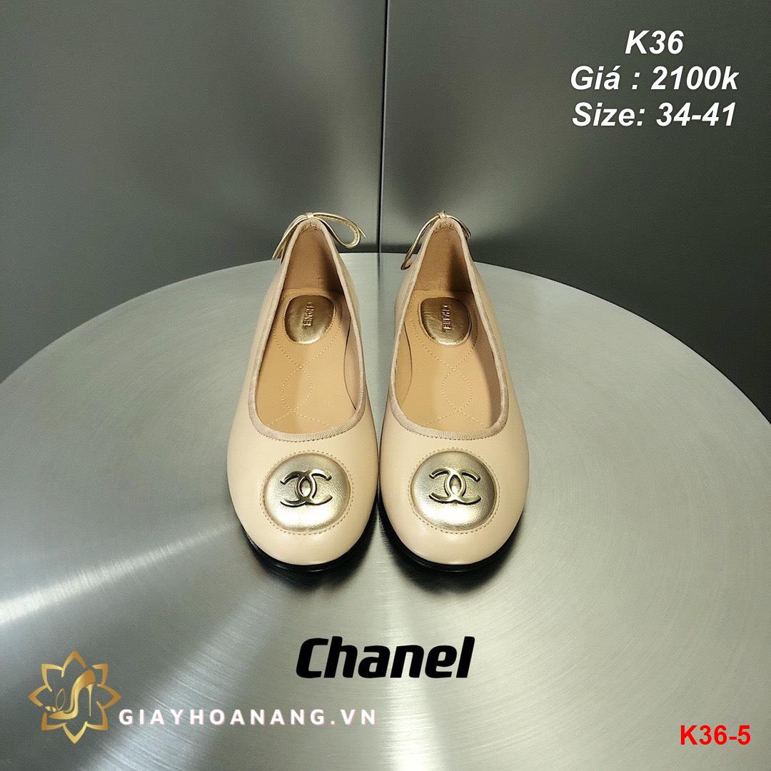 K36-5 Chanel giày bệt siêu cấp