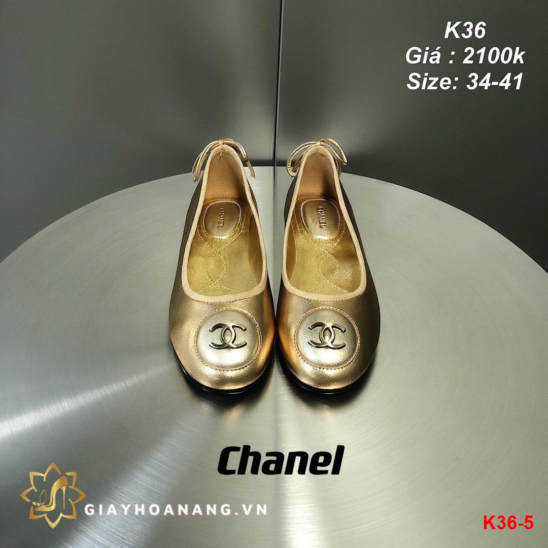 K36-5 Chanel giày bệt siêu cấp