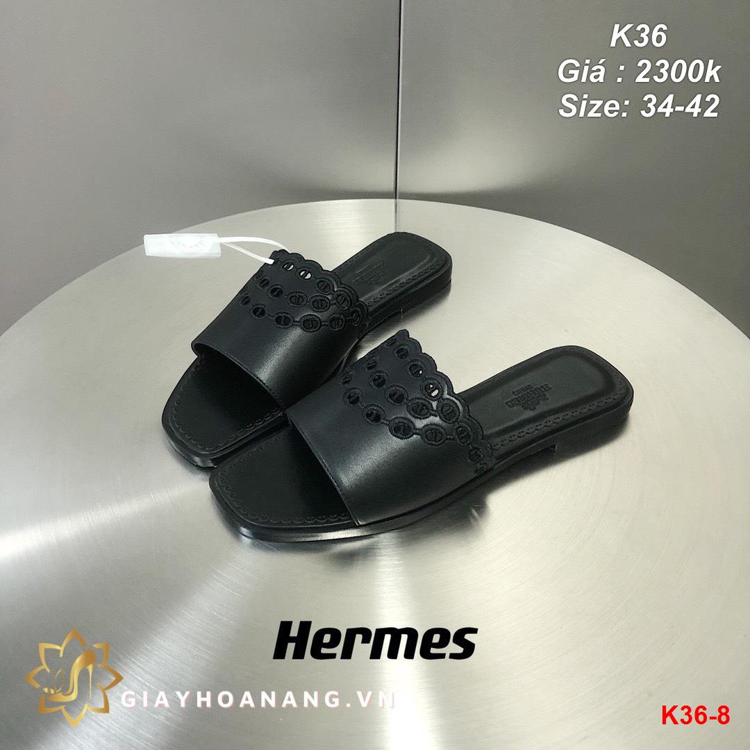 K36-8 Hermes dép siêu cấp