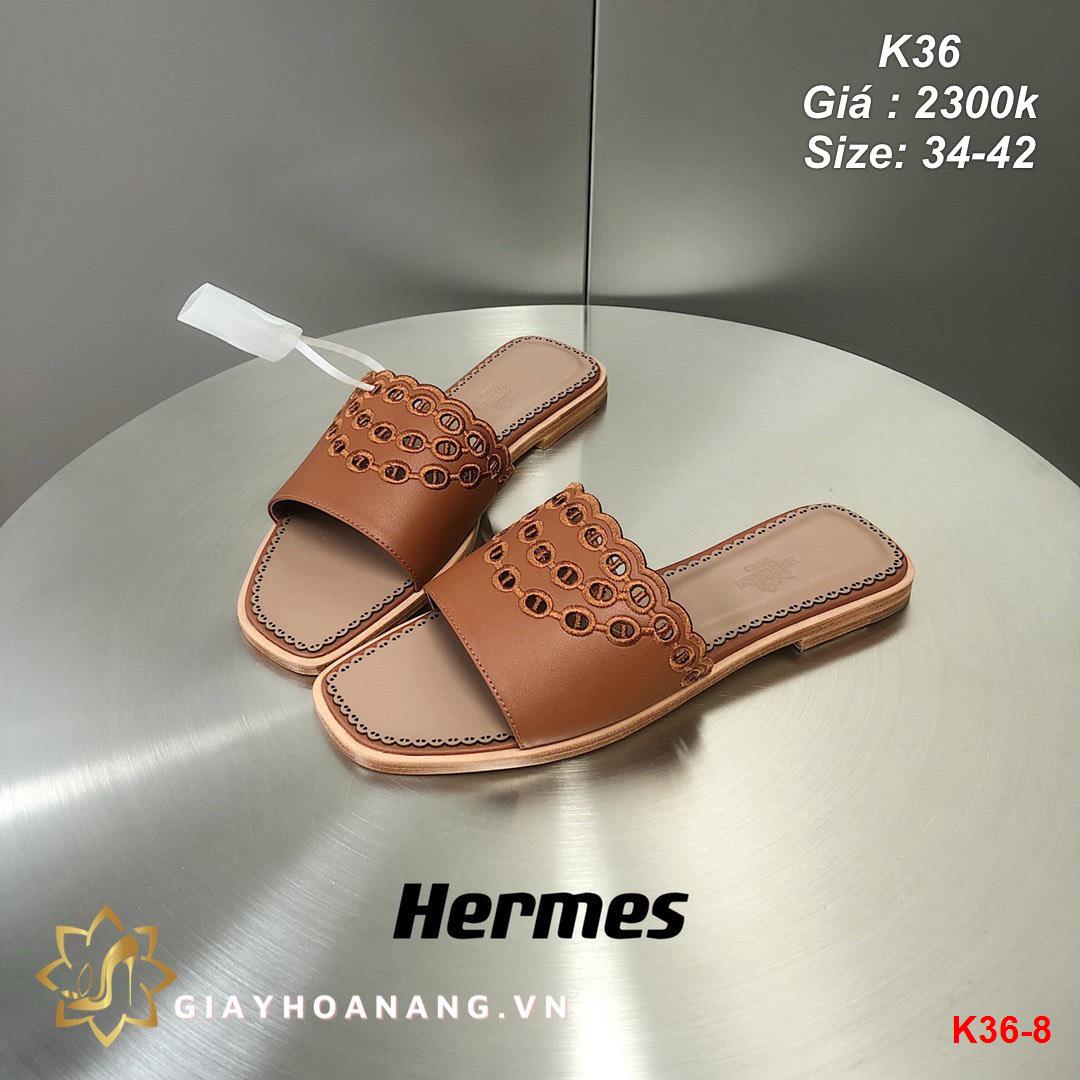 K36-8 Hermes dép siêu cấp