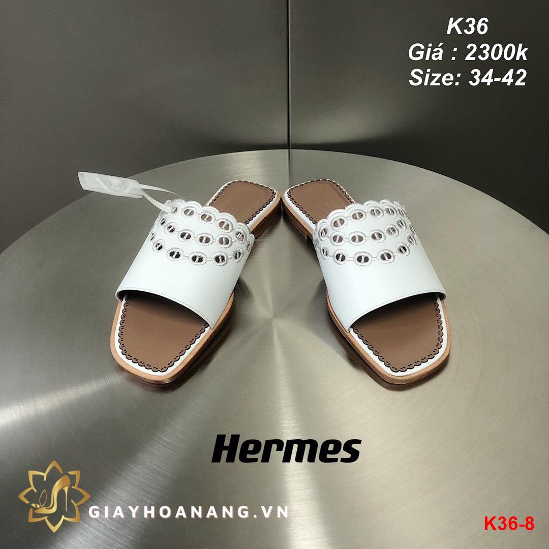 K36-8 Hermes dép siêu cấp