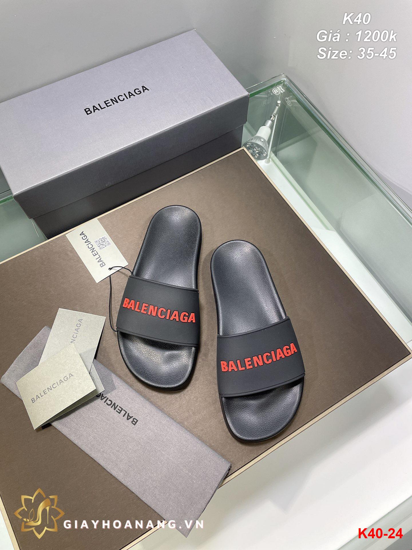 K40-24 Balenciaga dép siêu cấp