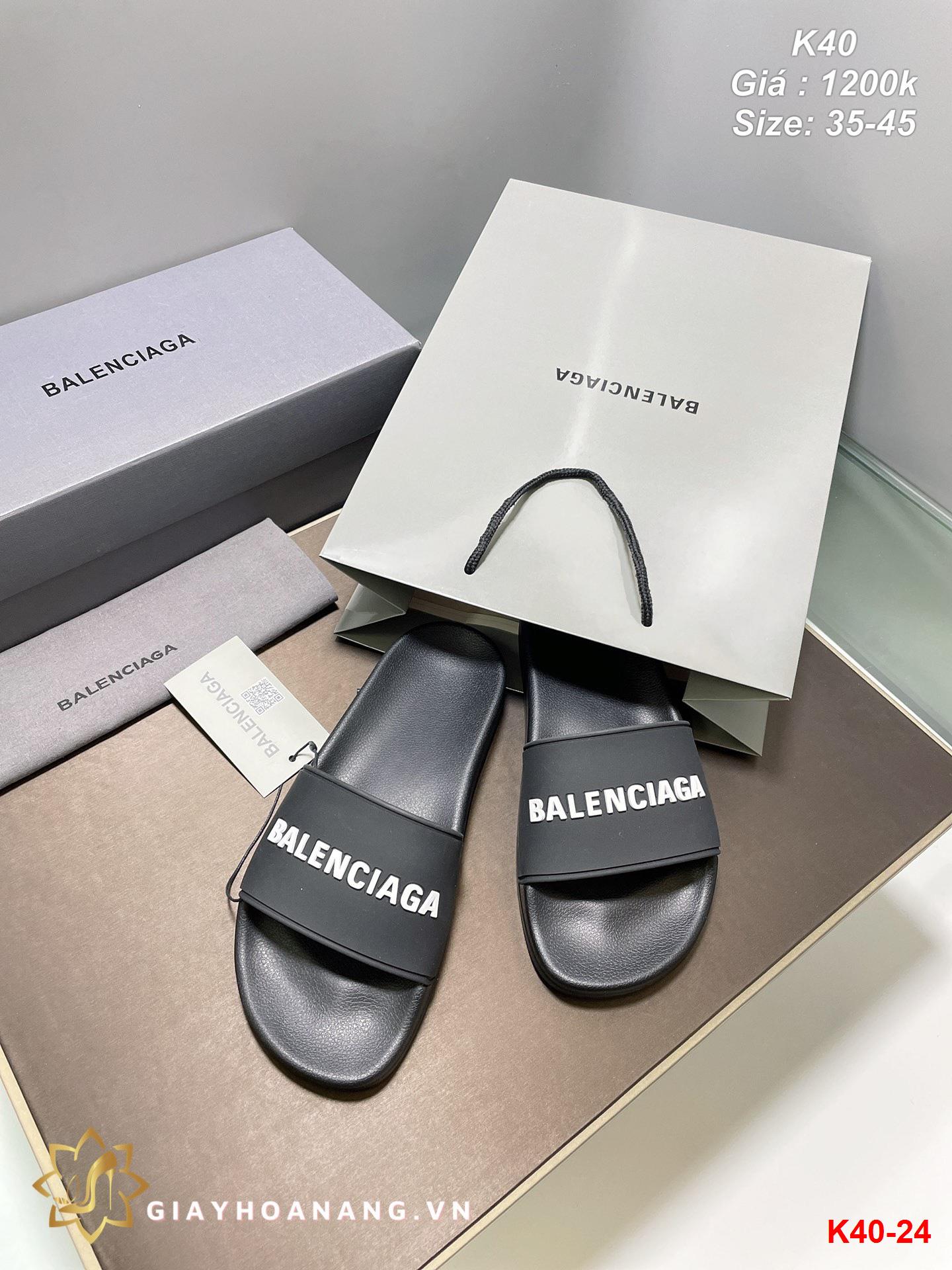 K40-24 Balenciaga dép siêu cấp